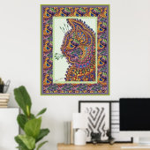 Louis Wain  Fantasy Wallpaper Cat Poster (Thuiskantoor)