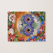 Louis Wain Flower Cat Art Puzzle Legpuzzel (Horizontaal)