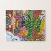 Louis Wain Flower Lovers Cat Legpuzzel (Horizontaal)