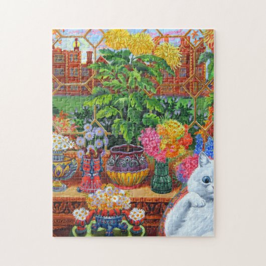Louis Wain Flower Lovers Cat Legpuzzel (Verticaal)