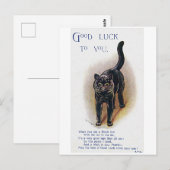 Louis Wain, Gelukskat,  Briefkaart (Voorkant / Achterkant)