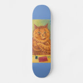 LOUIS WAIN GINGER CAT ART Skateboard (Voorkant)