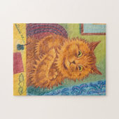 LOUIS WAIN GINGER CAT JIGSAW PUZZZLE LEGPUZZEL (Horizontaal)