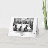 Louis Wain Holiday Card Feestdagen Kaart (Achterkant)