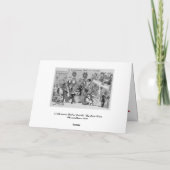 Louis Wain Holiday Card Feestdagen Kaart (Achterkant)