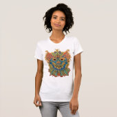 Louis Wain - Kaleidoscope Cat T-shirt (Voorkant volledig)
