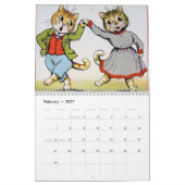Louis Wain Kat Familie Kalender (Feb 2027)