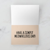 LOUIS WAIN KAT KATTEN VERJAARDAGSFEESTJE TOAST KAA KAART (Binnen)