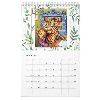 Louis Wain,  Kat Schilderijen Kalender