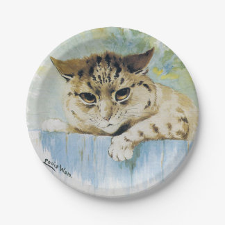 Louis Wain - kat Volgende deuroverbeelding Papieren Bordje