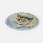 Louis Wain - kat Volgende deuroverbeelding Papieren Bordje (Gekanteld)