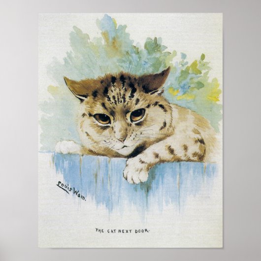 Louis Wain - kat Volgende deuroverbeelding Poster (Voorkant)