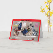Louis Wain Katten 1 Kaart (Gele Bloem)