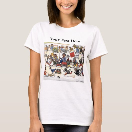 Louis Wain Katten 2 T-shirt (Voorkant)