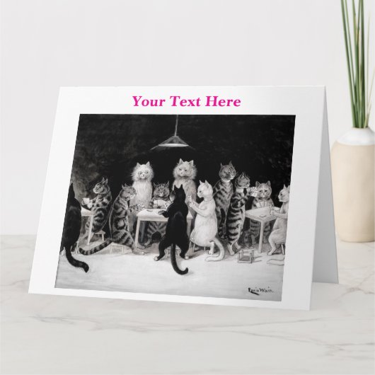 Louis Wain Katten 3 Kaart (Voorkant)