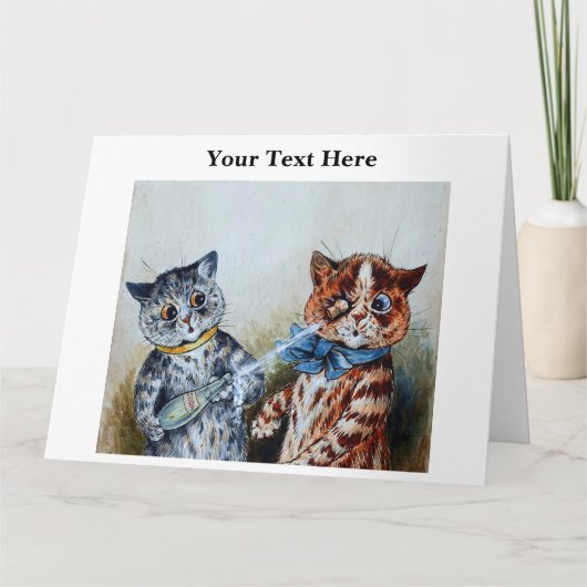 Louis Wain Katten 3 Kaart (Voorkant)