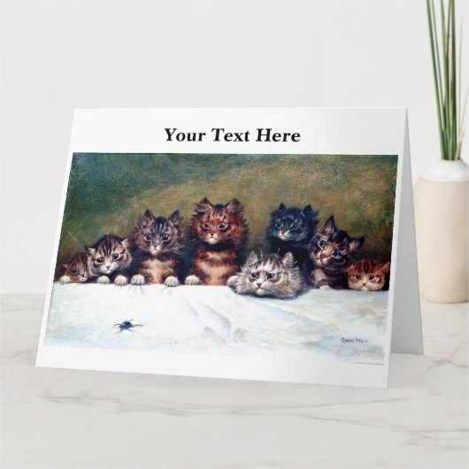 Louis Wain Katten 3 Kaart (Voorkant)