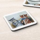 Louis Wain katten Bier Onderzetter (Linkerzijde)