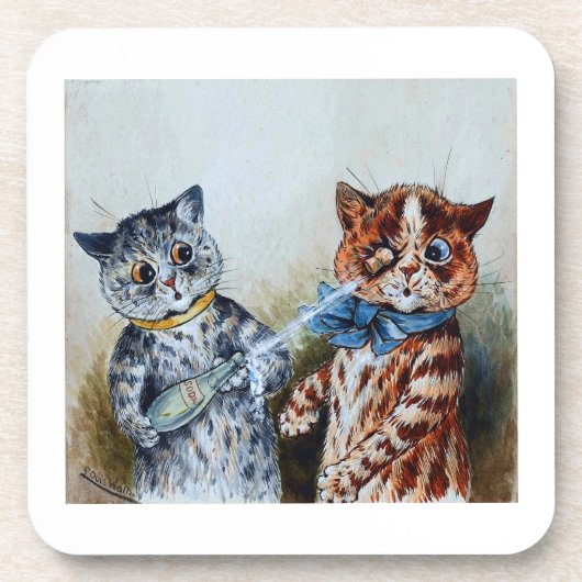 Louis Wain katten Bier Onderzetter (Voorkant)