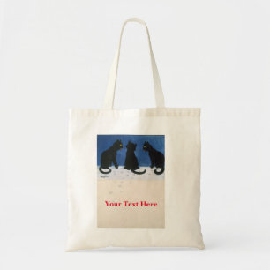 Louis Wain Katten in de Sneeuw Tote Bag