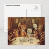 LOUIS WAIN KATTEN KAT FEESTPOSTKAARTEN BRIEFKAART (Voorkant / Achterkant)