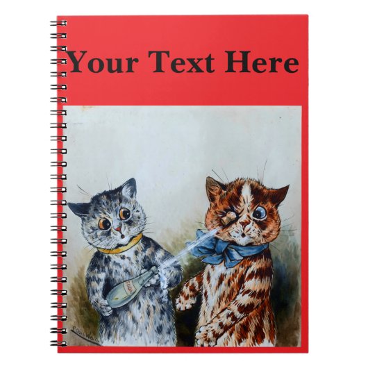 Louis Wain katten  Notitieboek (Voorkant)