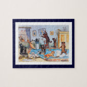 Louis Wain - Katten op een Schone Springende Binge Legpuzzel (Horizontaal)