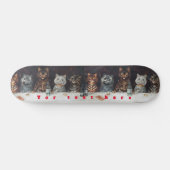 Louis Wain Katten Skateboard (Horizontaal)