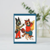 Louis Wain, Kattenartiesten, Kat Art, Briefkaart (Staand voorkant)
