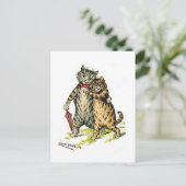Louis Wain, Kattenkoppel Feestdagenkaart (Staand voorkant)