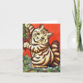 Louis Wain Kerstkat Versiering Gepersonaliseerd