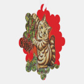 Louis Wain Kerstkatten Ornament Kaart (Rechts)