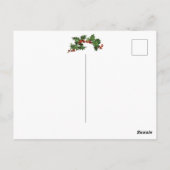 Louis Wain Kerstkatten Vintage Victoriaans Familie Briefkaart (Achterkant)