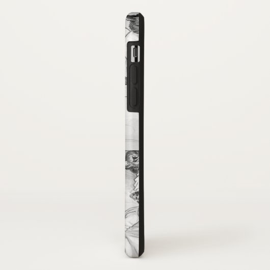 Louis Wain Kitten Fight iphoneX Hoesje (Achterkant/links)