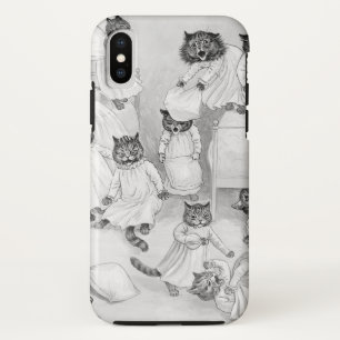 Louis Wain Kitten Fight iphoneX Hoesje