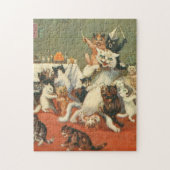 Louis Wain Merry Kerstry Legpuzzel (Verticaal)