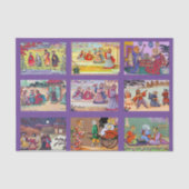 Louis Wain, Mikado Cats Tissuepapier (Voorkant)