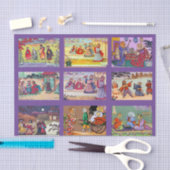 Louis Wain, Mikado Cats Tissuepapier (Craft)