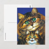 LOUIS WAIN MOEDER KAT EN KIND BRIEFKAART (Voorkant / Achterkant)