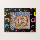 LOUIS WAIN MOM CAT MET KITTENS PUZZLE LEGPUZZEL (Horizontaal)