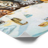 Louis Wain Party Cats Poster (Hoek)