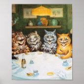 Louis Wain Party Cats Poster (Voorkant)