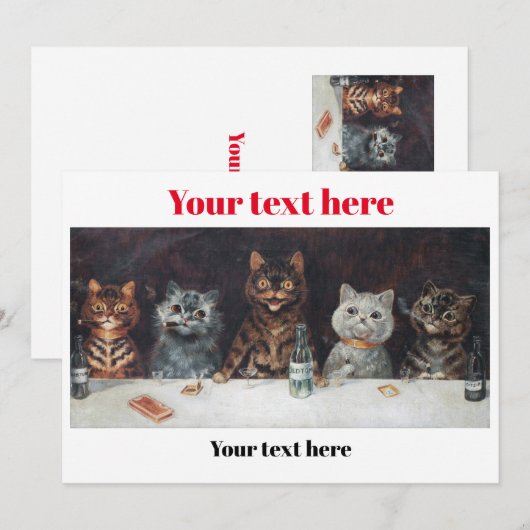 Louis Wain Poster Kaart (Voorkant / Achterkant)