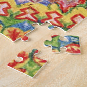 Louis Wain Psychedelic Cat Colorful Legpuzzel (Zijkant)