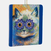 Louis Wain Psychedelic Cat Keramisch Ornament (Rechts)
