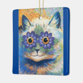 Louis Wain Psychedelic Cat Keramisch Ornament (Links)
