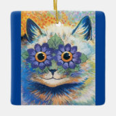Louis Wain Psychedelic Cat Keramisch Ornament (Voorkant)