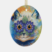 Louis Wain Psychedelic Cats Keramisch Ornament (Rechts)