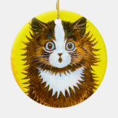 Louis Wain Psychedelic Cats Keramisch Ornament (Achterkant)