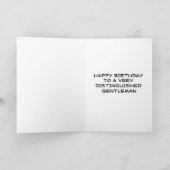 LOUIS WAIN SIGAAR KAT VERJAARDAG KAART VOOR HEM (Binnen)